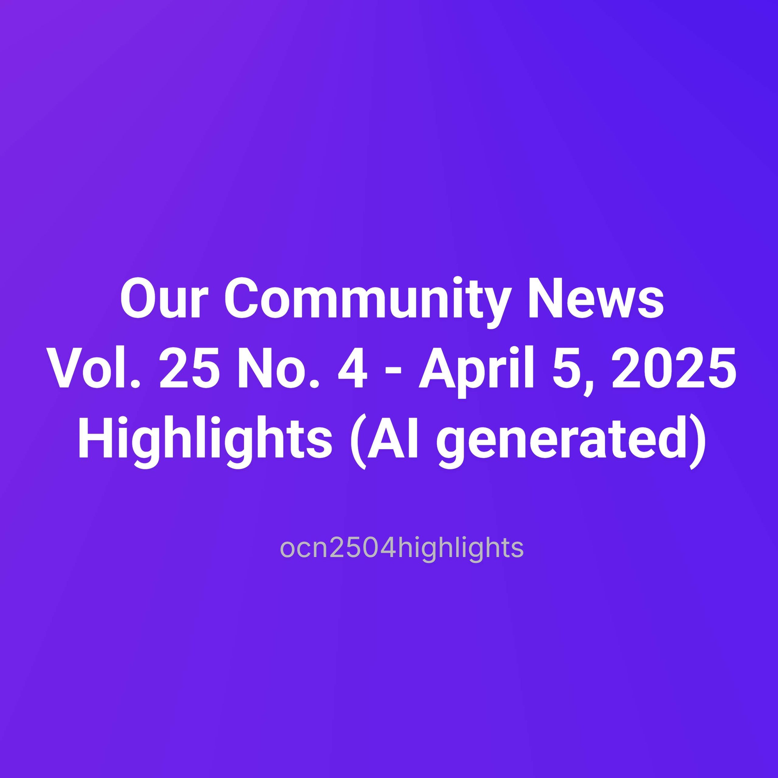 Our Community News