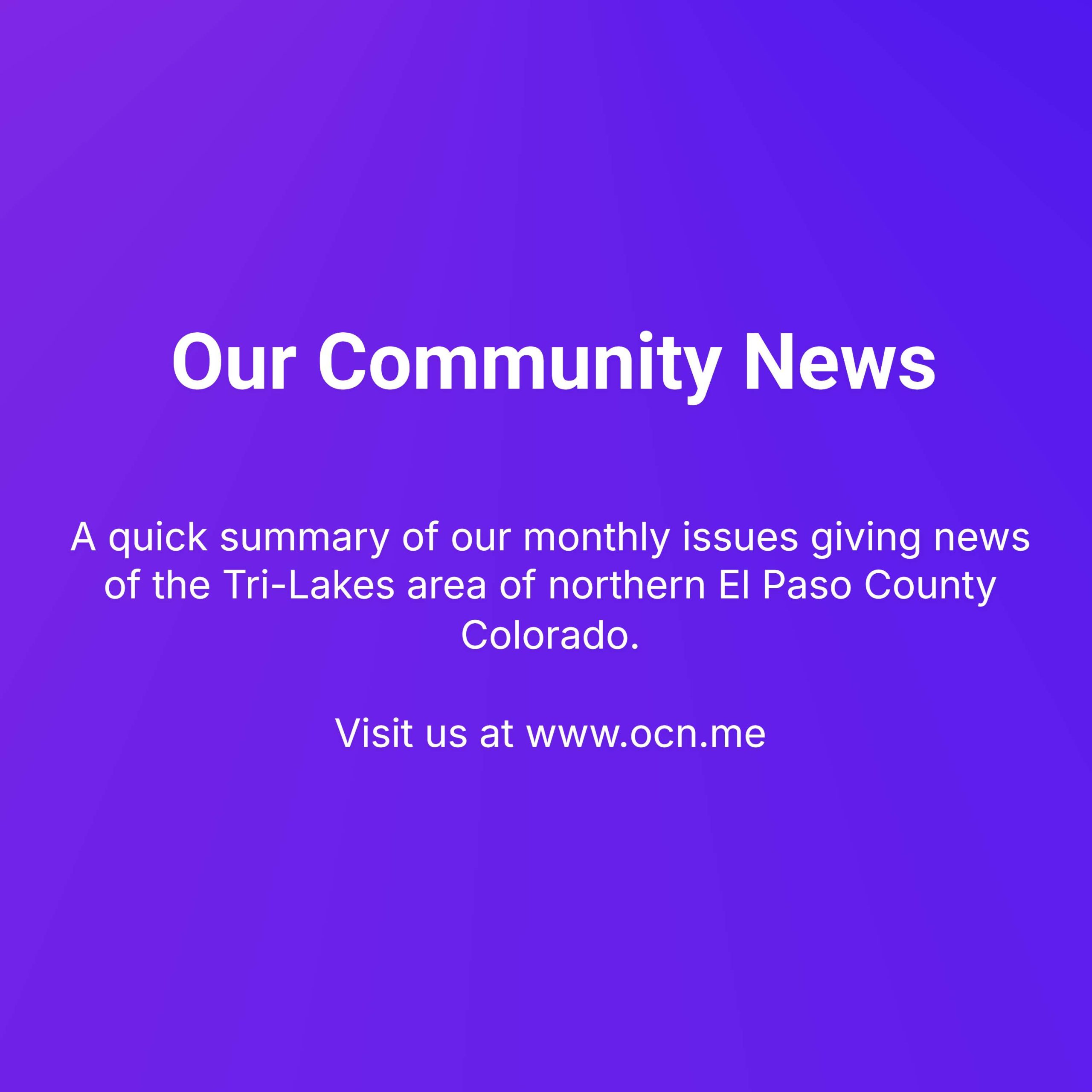 Our Community News