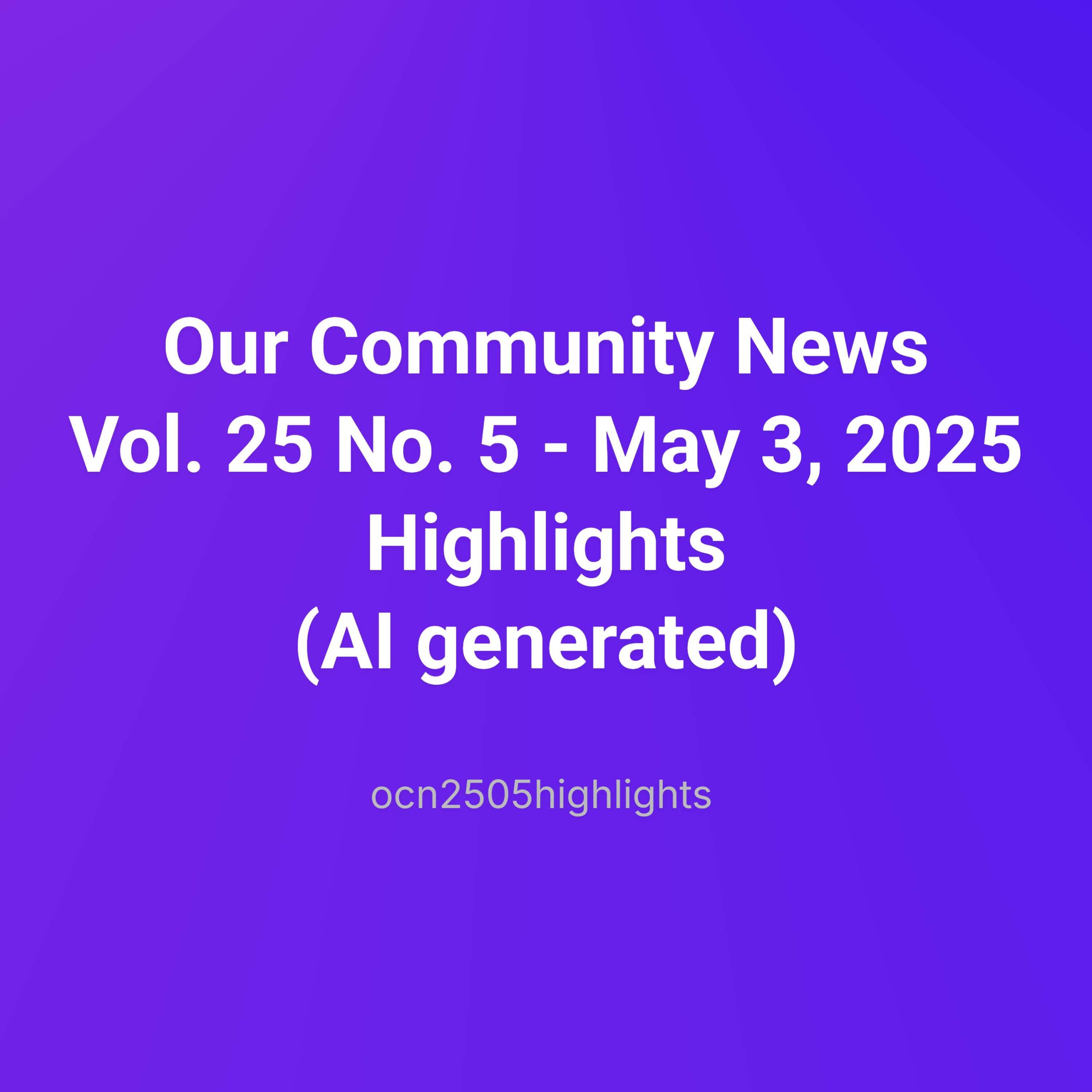 Our Community News