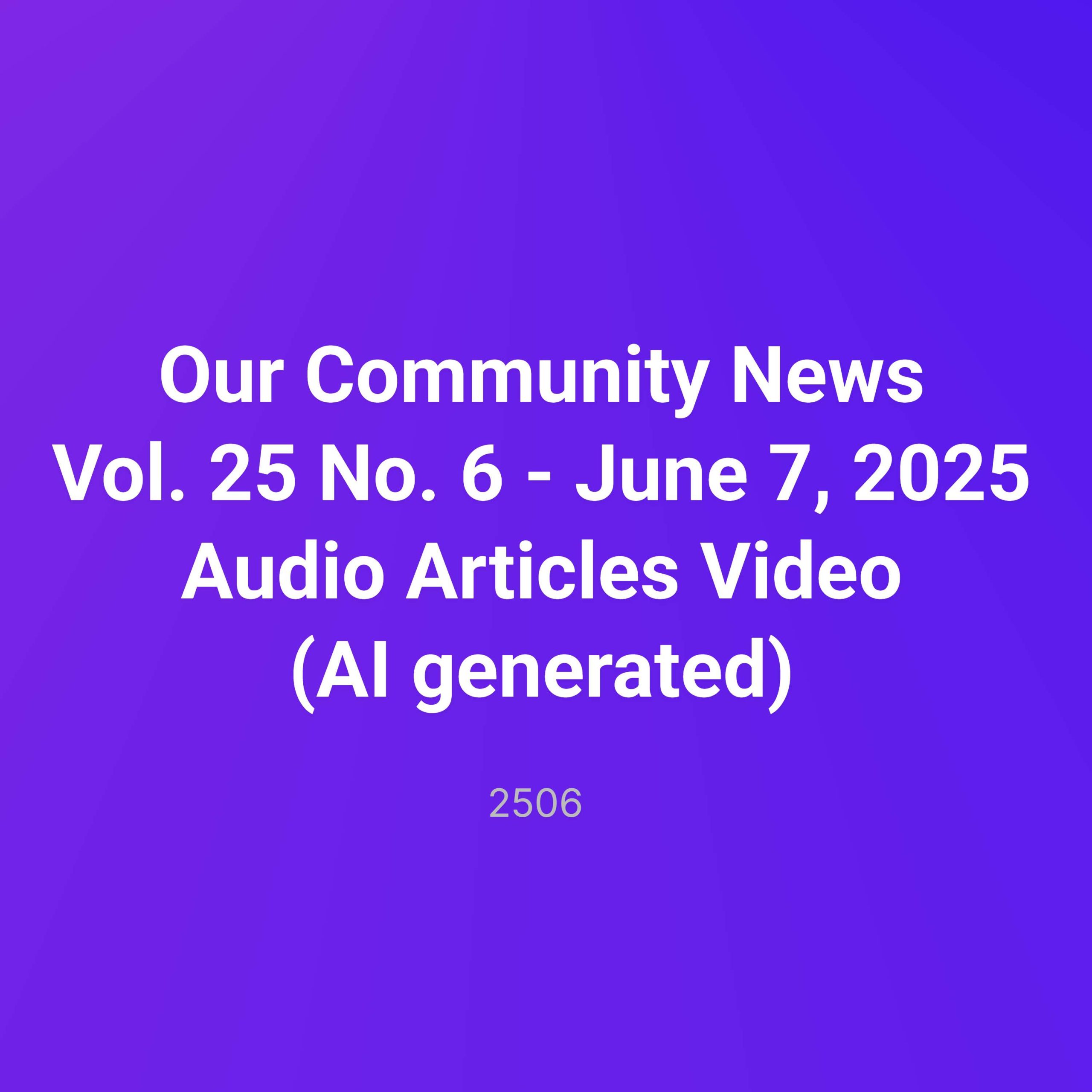 Our Community News