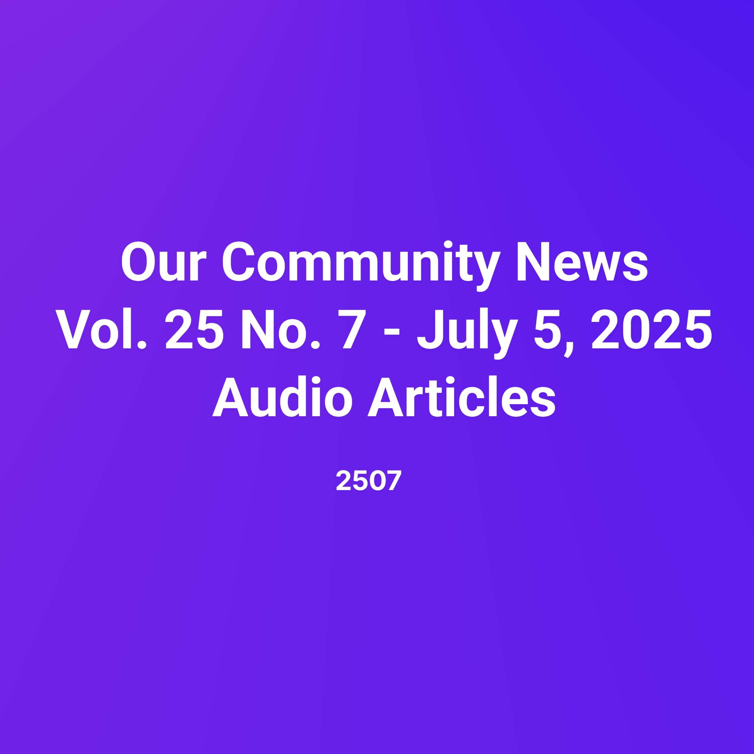 Our Community News