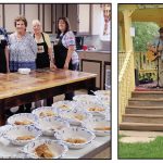 Above: Members of the society helped to serve free pie and ice cream to the public. From left are Heather Krueger, Barb Morehead, Kathie Lombardy, Arlene Olson, and Mary Sue Liss. For more information regarding membership and events held by PLHS, go to www.palmerdividehistory.org. Photos by Marlene Brown.